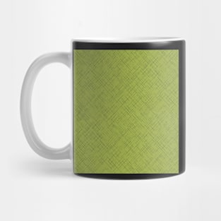 Timothy in Green and Blue Crosshatching Mug